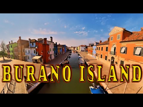 360° VR Boat and Walking Tour of Burano Island, Venice | Vibrant Colors & Venetian Charm