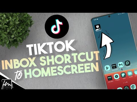 How to add Tiktok Inbox Shortcut to Homescreen