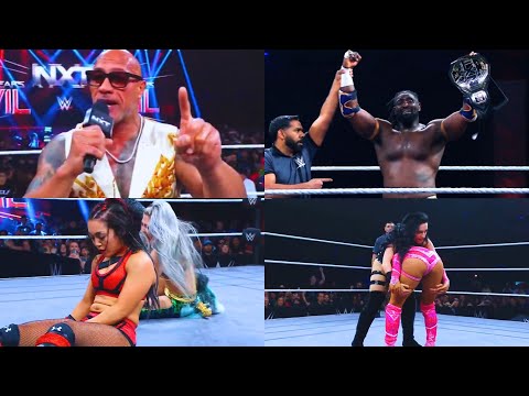 NXT New Years Evil 2025 Results- Rock Appears In NXT, Oba Femi Shock The World, All Title Change 🔥🔥