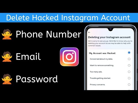 🔥New!  How to Delete Hacked Instagram Account without Email and Password 2024