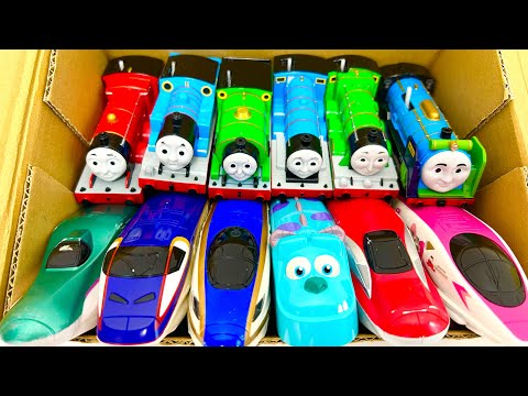 プラレール　きかんしゃトーマス、新幹線の車両点検！走行テスト☆ Plarail Thomas and Shinkansen car inspection! Running test