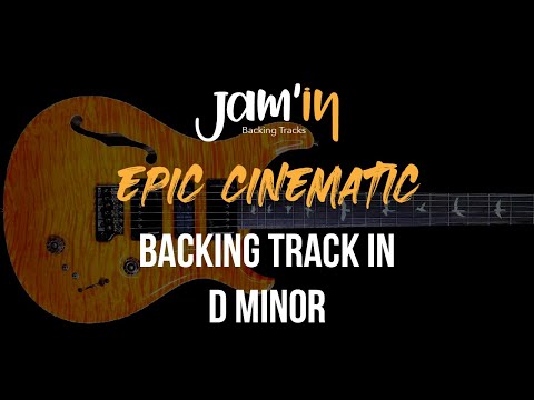 Epic Cinematic Guitar Backing Track in D Minor