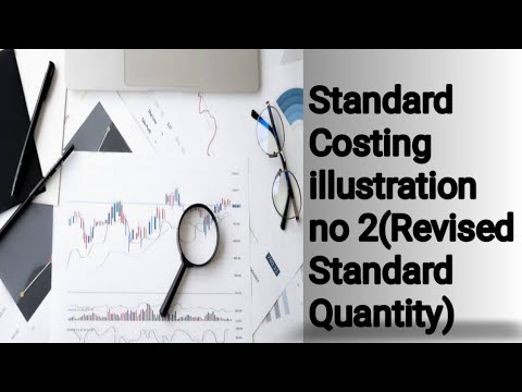 #part 3 Standard costing CMA inter group 1, illustration no 2(Revised Standard Quantity)