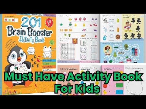 201 Brain boosting activities book For 5years Kids | Fun Activities and Exercises For Childrens