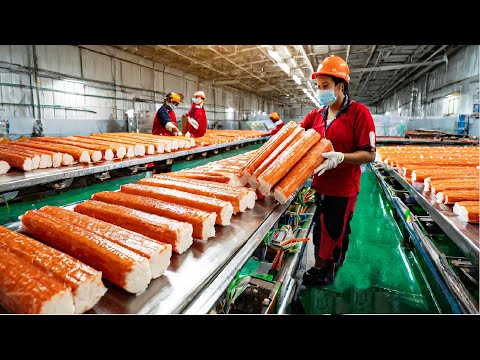 How Fish Cake, Crab Stick and Sea Grape Production in Japan - Japan Seafood Farm and Harvesting