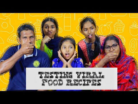 TESTING VIRAL FOOD RECIPE|#COOKWITHSISTERS|THE3SISTERS