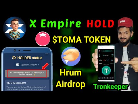 Tomarket 🍅 , X empire Onhold $X token, Hrum Airdrop | Memefi okx exchange| $TOMA Token star