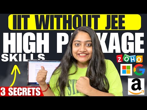 Incredible🔥Do this to get HIGH-PAYING SALARY Jobs Easily😳🔴IIT Without JEE🚀