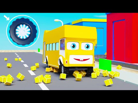 Old MacDonald Had a Bus | Wheels on the Bus Go Round| Nursery Rhymes & Songs Collection Kids USA