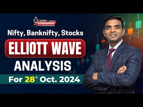 Nifty & Bank Nifty Monday Prediction | Elliott Wave Analysis for 28 October 24 | Chartkingz