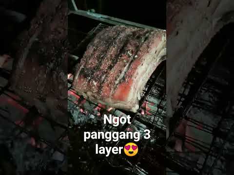 Babi panggang 3 layer😍 #laukrumahpanjai