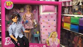 Barbie: 2023 Bedroom and Vanity Playset doll unboxing and review