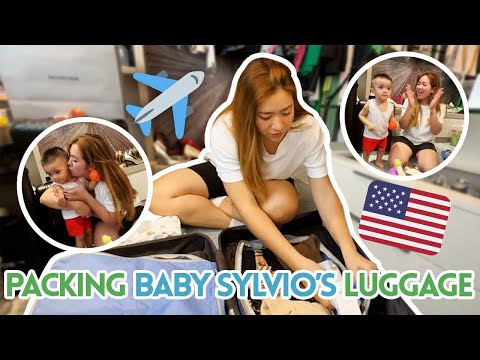 PACKING BABY SYLVIO'S LUGGAGE! | Love Angeline Quinto