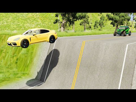 Mobil vs Unfinished Road #13 - BeamNG Drive