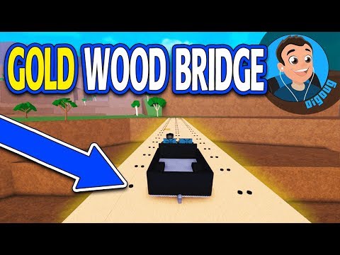 CodePrime8 Built a Bridge to Gold Wood and it IS EPIC!!