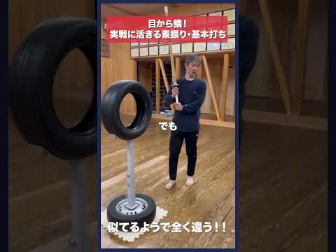 【剣道】実戦に活きる基本の面打ち・素振り #kendo #shorts