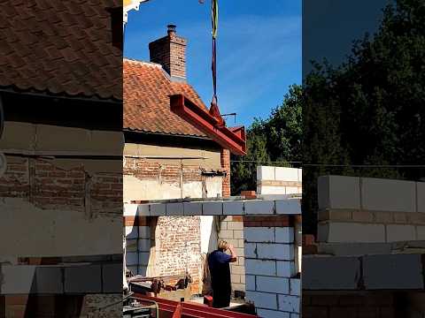 The day the steels went in. This time last year #renovation #diy #diyprojects #buildingconstruction