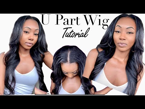 MIDDLE PART QUICKWEAVE WITH LEAVE OUT ON NATURAL HAIR FT. AFFORDABLE AMAZON HUMAN HAIR BUNDLES