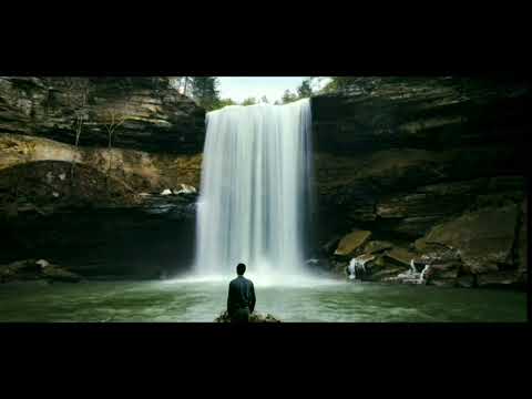 Short video created beautiful waterfall scene in cinematic