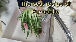 The best and simple recipe for the Puntarelle 油悶結球萵苣