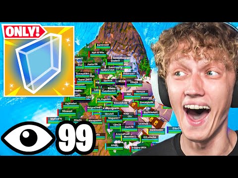 I Got 100 Players To SCRIM Only Using Walls In Chapter 5 Fortnite!