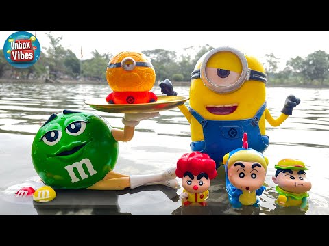 Satisfying with Unboxing MINIONS Swimmin' Pup Pool & Crayon Shin-Chan x DESPICABLE ME 4 Toys