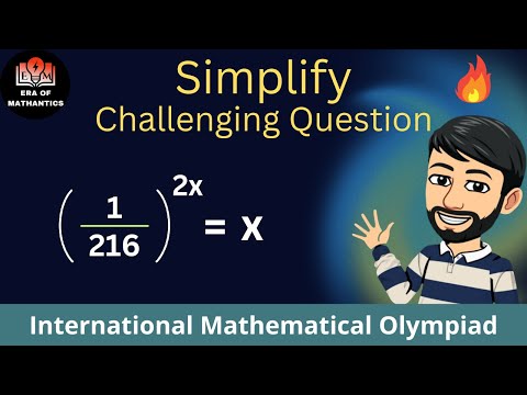 Solve the exponential equation | Math Olympiad Training