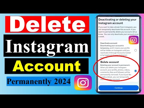 Instagram Account Delete Kaise Kare Permanently 2024 || How To Delete Instagram Account 2024