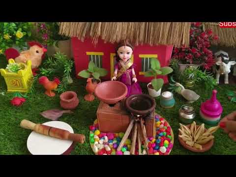 Miniature Cooking Sampangi Moggalu | Mini foods