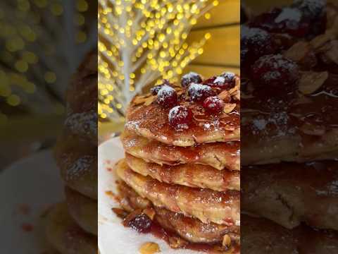 Mix up your Holiday breakfasts with these delicious Cranberry Almond Flapjacks!