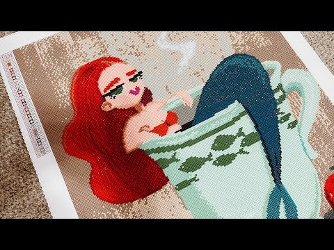 Mermaid in a Cup by Diamond Art Club | POST REVIEW