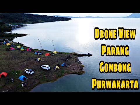 Drone View Parang Gombong Camping Ground Purwakarta