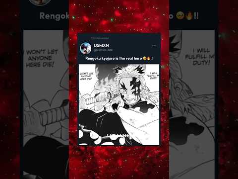 RENGOKU KYOJURO 😈 | DEMON SLAYER 4K ANIME EDIT - #ds #demonslayer #rengoku #trending