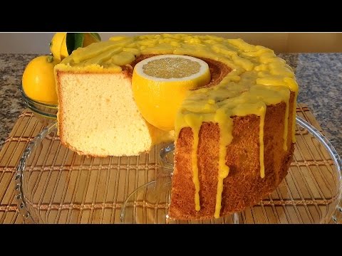 How To Make Lemon Chiffon Cake Meringue-Baking Food Recipes Holiday