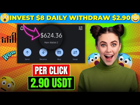 INVEST $8 DAILY WITHDRAW $2.90 (🔥PROOF) : (DO NOT MISS❌) USDT MINING WEBSITE 🚀 HIGH PROFIT WEBSITE 🎁