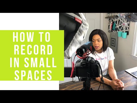 HOW TO FILM YOUTUBE VIDEOS IN A SMALL SPACE