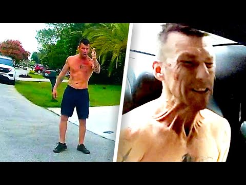 Man Challenges Cops to Fight, Instantly Regrets It