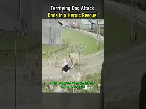 Terrifying Dog Attack Ends in a Heroic Rescue!