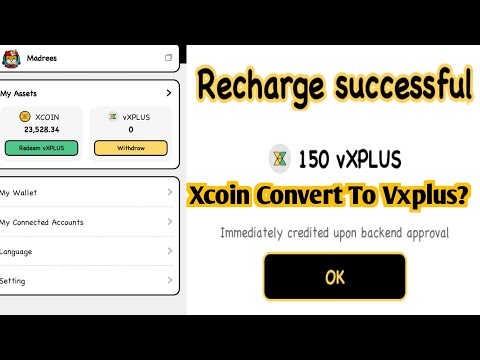 Xcoin Convert To Vxplus !! Xplus mining app new update