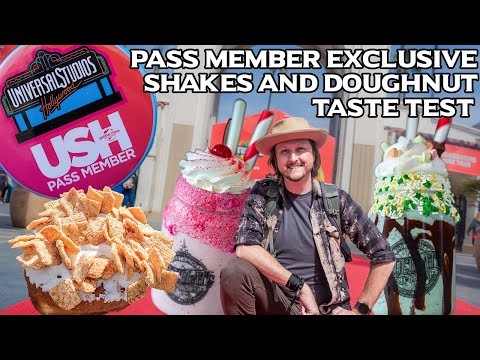 Pass Member Exclusive Treats at Universal Studios Hollywood | Taste Test & Scavenger Hunt Fun