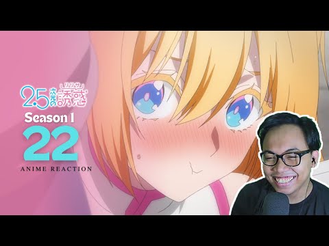 PROGRESS NICH - 2.5 jigen no Ririsa EPISODE 22 REACTION INDONESIA