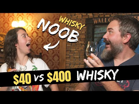 NOOB Tries $40 vs $400 Whisky | WHISKEY CURIOUS