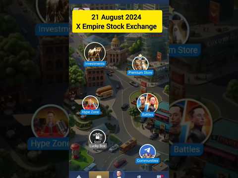 21 August 2024 X Empire Stock Exchange #muskempire #dailycombo