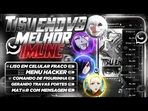 🔥[ 100% ATUALIZADO!! ]🤩  NOVO MELHOR WHATSAPP IMUNE PRIMÁRIO SECUNDÁRIO MOD TOKYO GHOUL TISU END V9