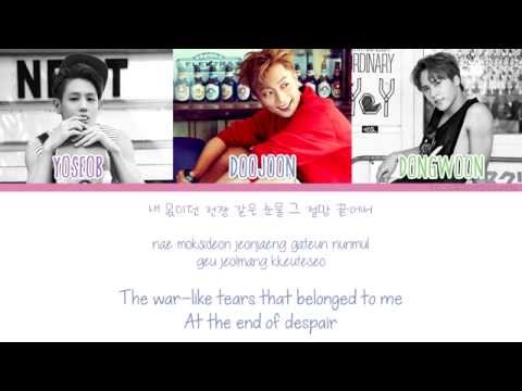 [Color Coded/Han/Eng/Rom] BEAST (Yoseob, Doojoon, Dongwoon) - Without You