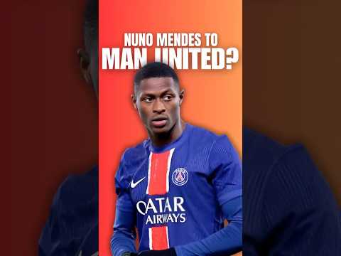 Nuno Mendes to Man United? #manchesterunited #psg #nunomendes #mendes #amorim #rubenamorim #shorts