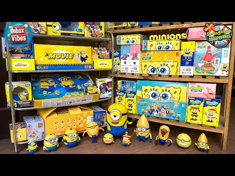 Epic! Satisfying with Unboxing DESPICABLE ME 4🍌SPONGEBOB Squarepants💛Mega MINIONS Toys