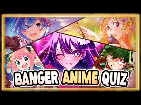 BANGER ANIME OPENING QUIZ | 50 Catchy Anime Openings