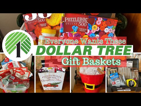 🌲38 Unbelievable DOLLAR TREE Gift Baskets on a BUDGET!