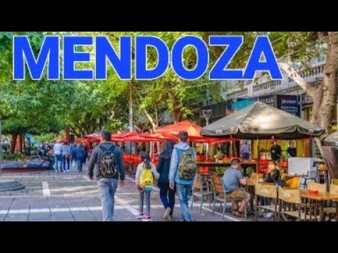 MENDOZA ARGENTINA🇦🇷: Downtown Pedestrian Walk Tour